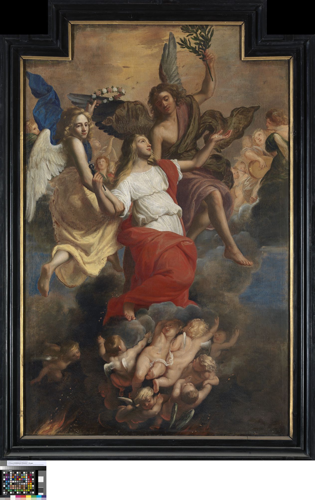 De tenhemelopneming van St.Apollonia | Art in Flanders - Tenhemelopneming Van De Maagd 1524