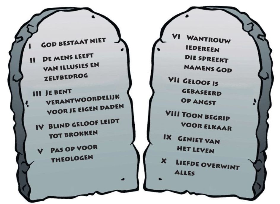 De tien geboden van Guus Kuijer | TROUW - Tien Geboden Van Mozes