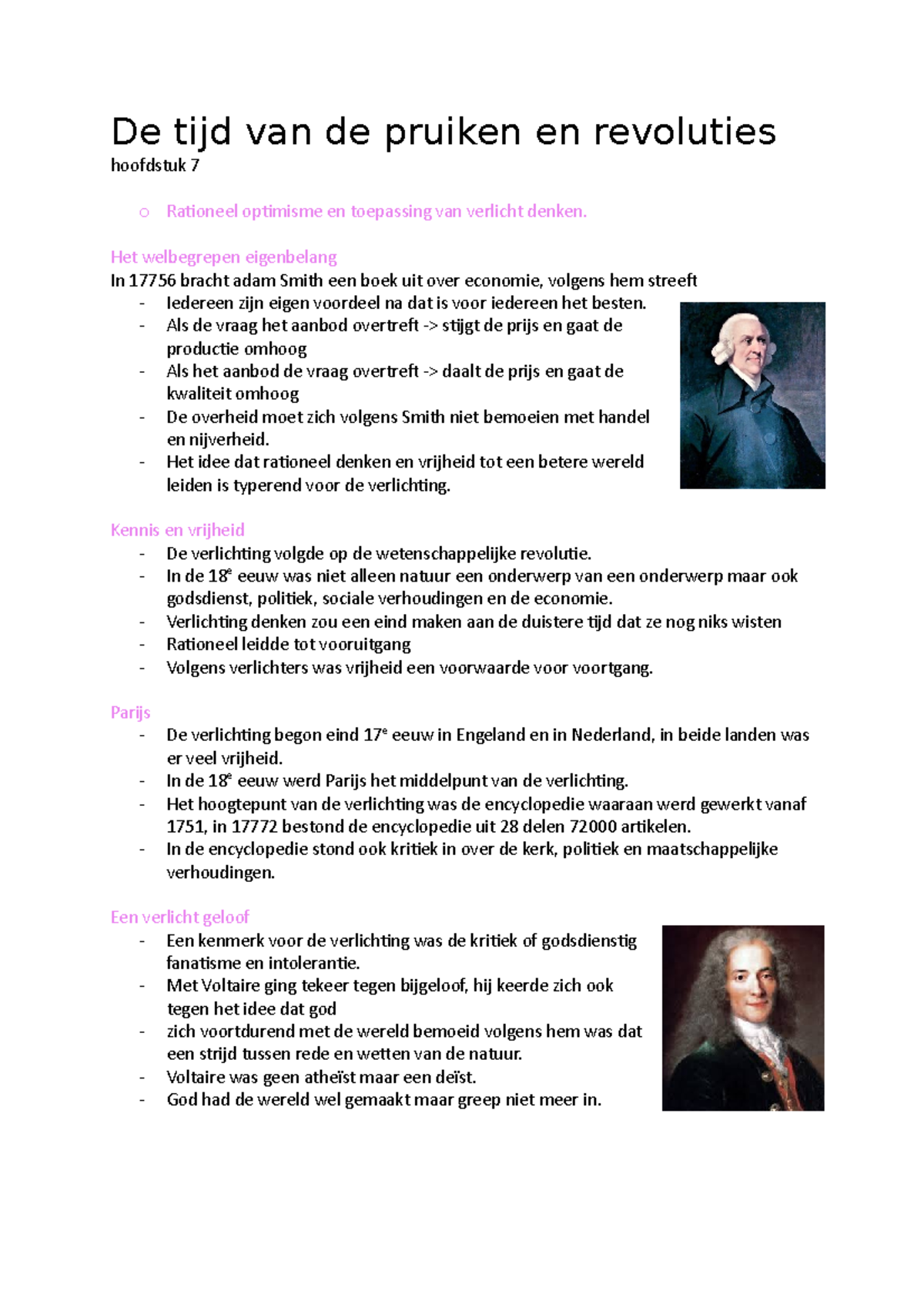 Tijd Van De Pruiken En Revoluties