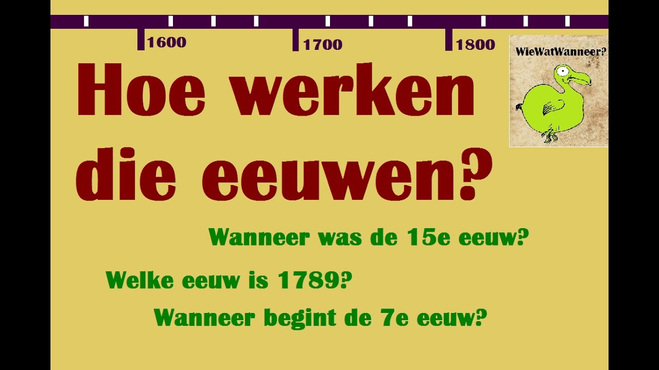 Een Eeuw Is Hoeveel Jaar