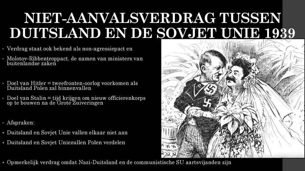 DE TWEEDE WERELDOORLOG HOOFDSTUK 4 - ppt download - Niet Aanvalsverdrag Duitsland Sovjet Unie