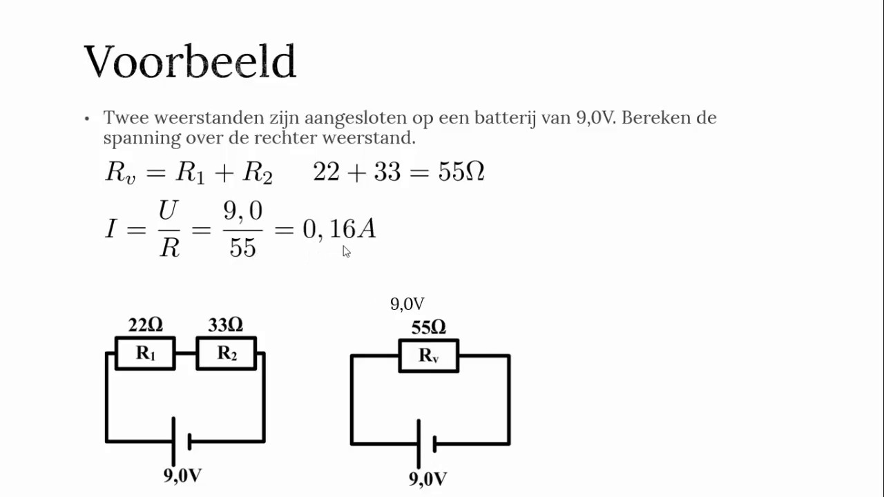 De vervangingsweerstand - YouTube - Hoe Bereken Je De Vervangingsweerstand