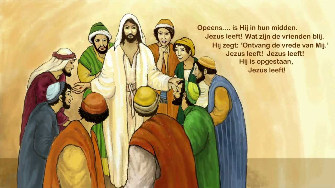 De vrienden zien dat Jezus leeft - YouTube - Komt Allen Die Vermoeid En Belast Zijn Tekst