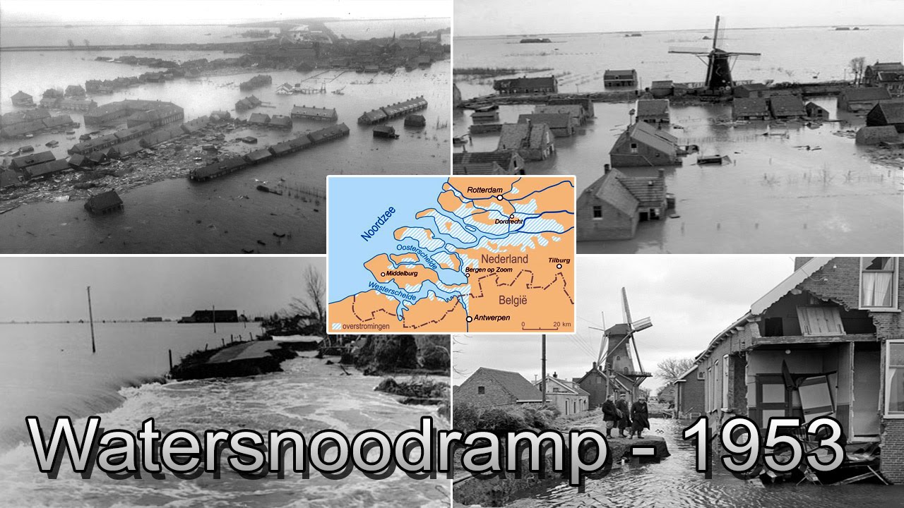 De Watersnoodramp in 1953 - YouTube - Hoe Hoog Stond Het Water Bij Watersnoodramp 1953