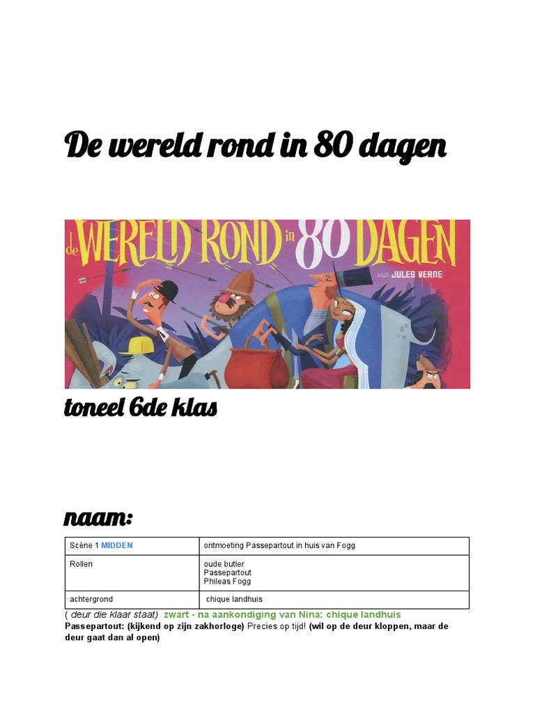 Rond De Wereld In 80 Dagen