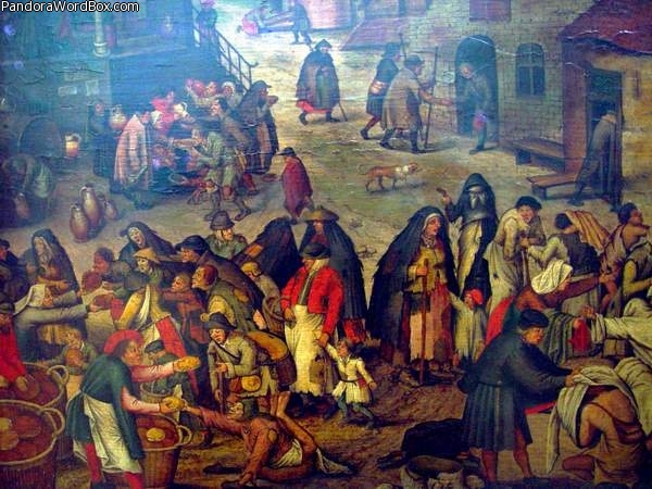 De zeven werken van barmhartigheid - Pieter II Breughel - Wat Zijn De Zeven Werken Van Barmhartigheid