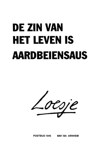Wat Is De Zin Van Het Leven Filosofie