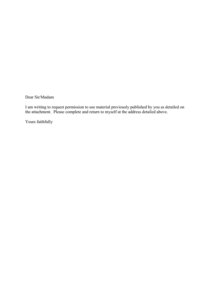 Dear Sir/Madam - Dear Sir Or Dear Madam