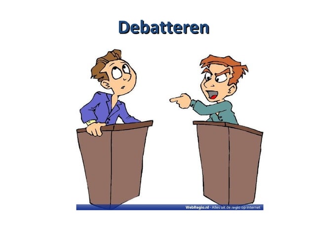 Debatteren | PPT - Hoe Schrijf Je Een Discussie