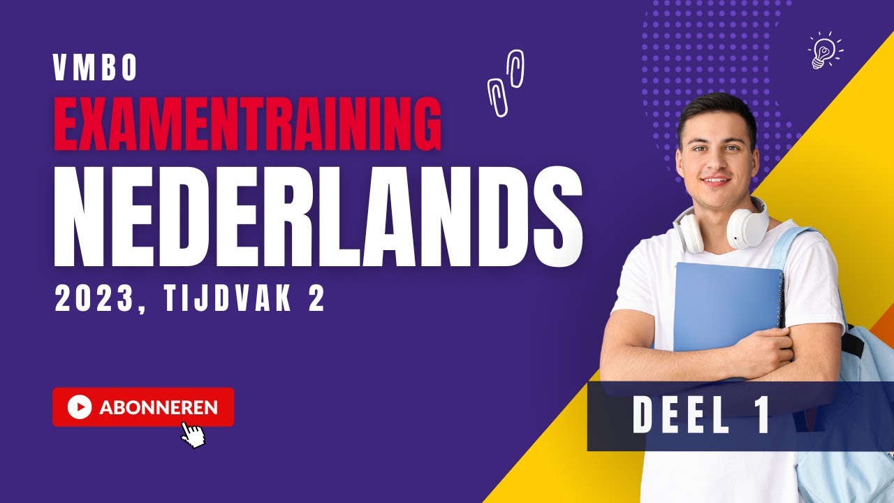 DEEL 1 — Oefenen centraal eindexamen VMBO-GL en TL (mavo - Examen Nederlands Vmbo Basis Oefenen