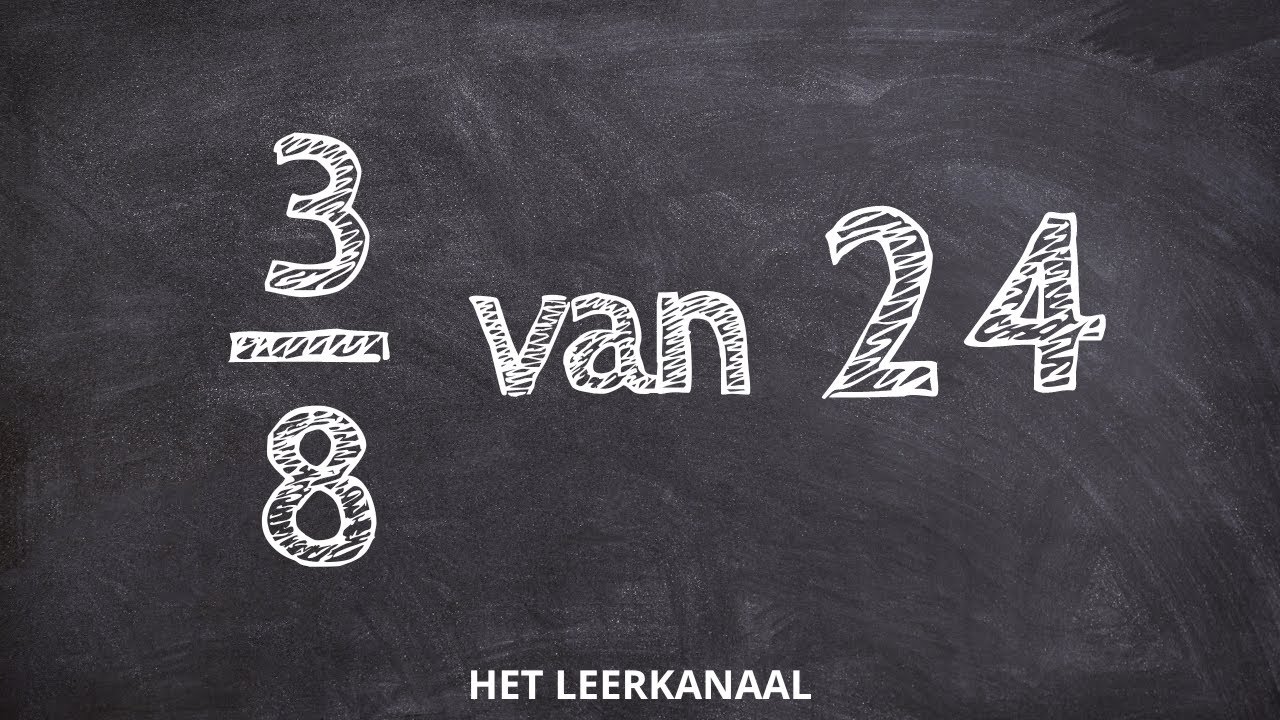 Deel van een geheel (breuk van een getal) - uitlegvideo - YouTube - Deel Van Het Hoofd 4 Letters