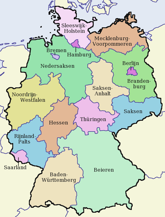 Deelstaten van Duitsland | Map, Germany map, Genealogy germany - Hoofdstad Van De Duitse Deelstaat Rheinland-pfalz 5 Letters