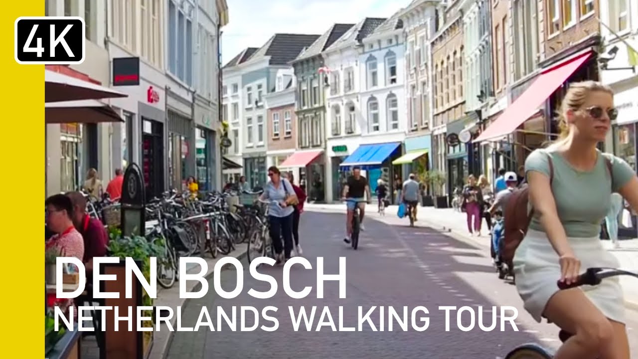 Den Bosch, Netherlands 4K Street Walk | 's-Hertogenbosch Street life - Vajen Van Den Bosch The Voice