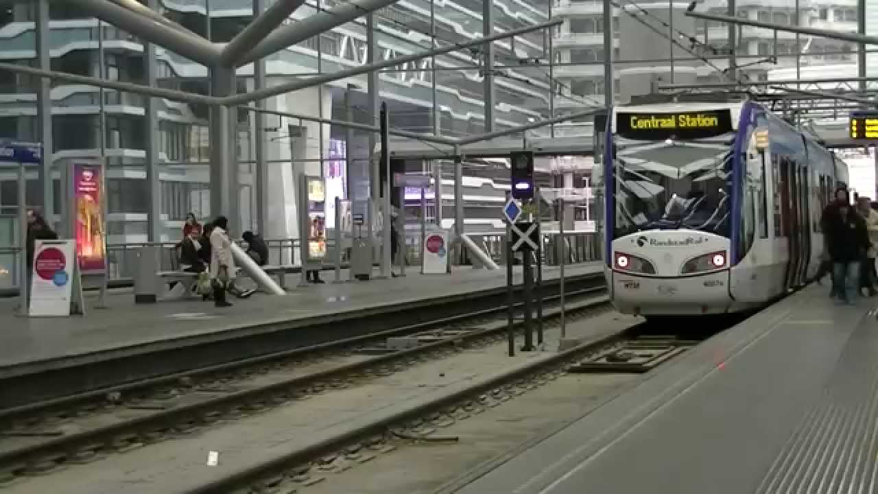 Den Haag Centraal Station Tram Platform (00927) - YouTube - Bus 22 Centraal Station Den Haag
