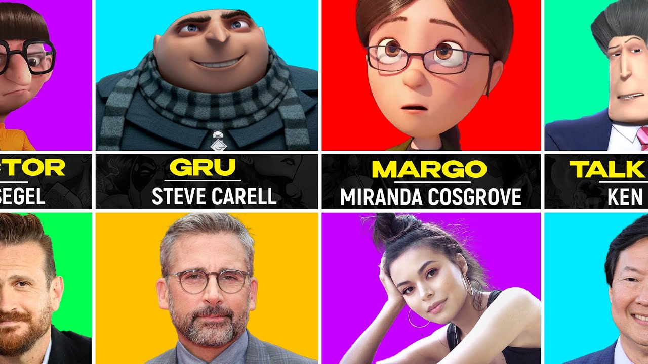 Despicable Me Characters And The Actors Who Voice Them - YouTube - Cast Van Despicable Me 4 Nederlandse Stemmen