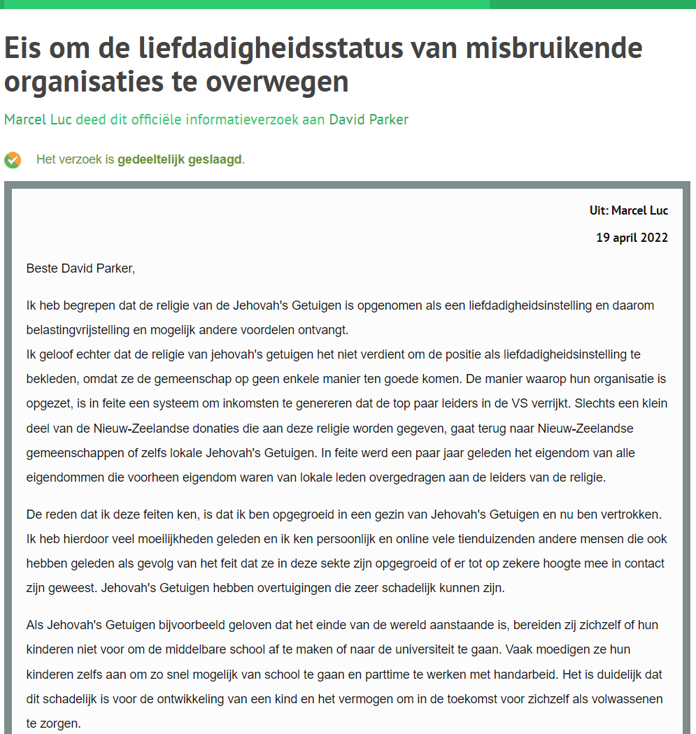 Deze brief is vijf dagen geleden doorgestuurd naar de procureur - Wat Is Een Procureur Generaal