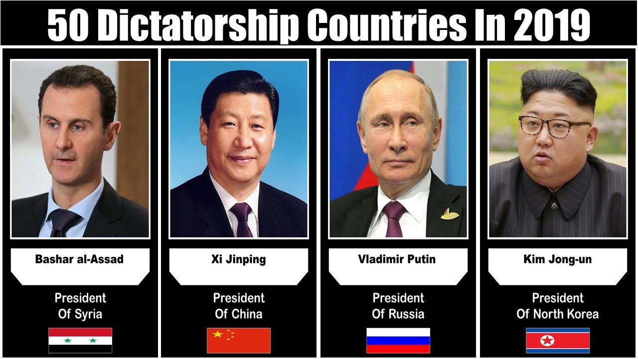Dictatorship Countries And Their Leaders | Countries Ruled by Dictators - Welke Landen Hebben Een Dictatuur