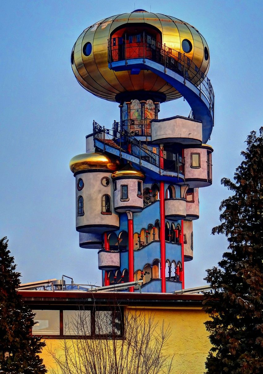 Die Gebäude von Hundertwasser: eine Architektur für den Menschen - Constructies Ontworpen Door Friedensreich Hundertwasser