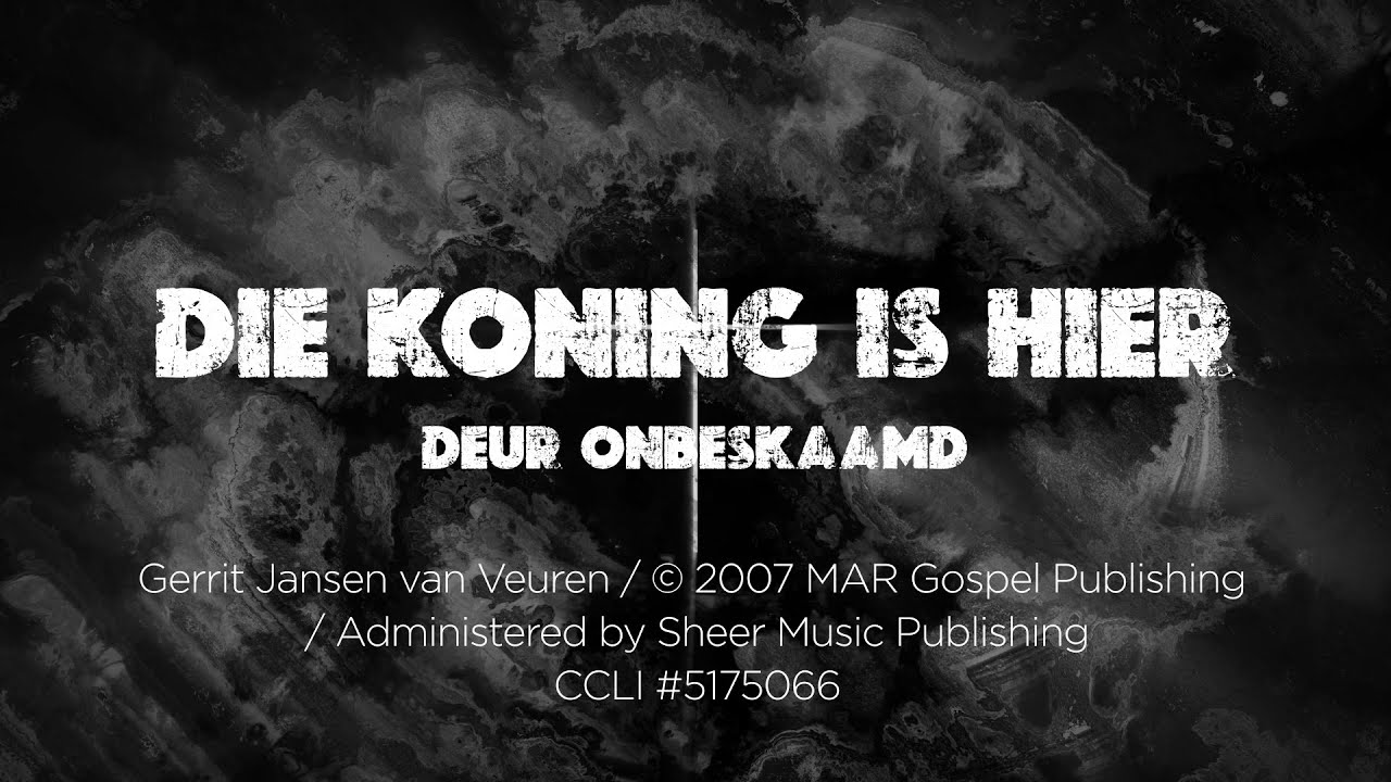 DIE KONING IS HIER - LYRIC VIDEO - YouTube - Komt Laten Wij Aanbidden Die Koning