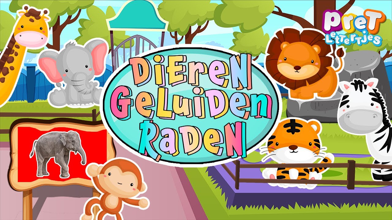 Dierengeluiden voor Peuters nr.3 Welk dier hoort bij welk geluid - Van Welk Dier Zijn Dikkopjes De Jongen