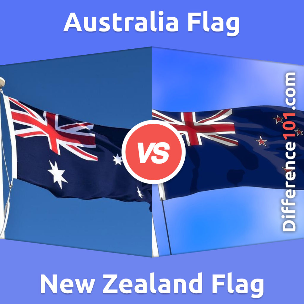 Verschil Vlag Australie En Nieuw Zeeland