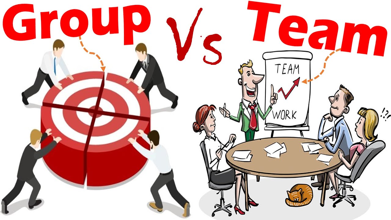 Differences between Group and Team. - YouTube - Workgroup And Team Process Model