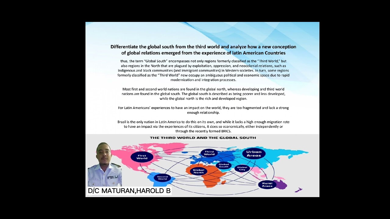 Differentiate the global south from the third world - YouTube - Countries From The Third World