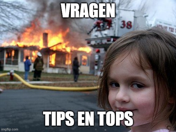Disaster Girl Meme - Imgflip - Vragen Tips En Tops Boekbespreking