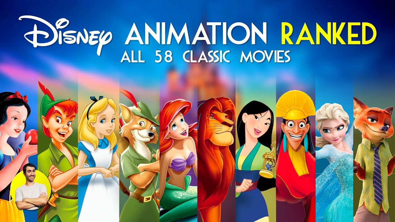 DISNEY ANIMATION - All 58 Movies Ranked Worst to Best - YouTube - Top 10 Meest Populaire Disney Films Tussen 2010 En 2020