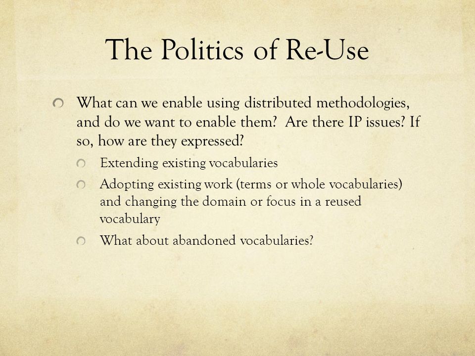 Distributed Registries The Challenge Jon Phipps * Diane Hillmann The - Wanneer Is Iets Elastisch Of Inelastisch