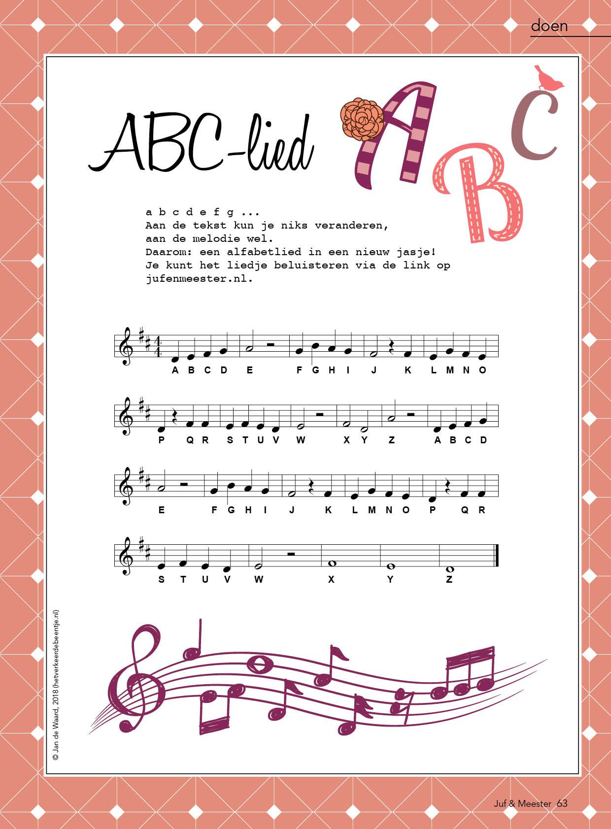 Dit leuke ABC-lied zing je in no time mee! - ABC-lied - Juf & Meester - Steeds Hetzelfde Liedje Op De Radio
