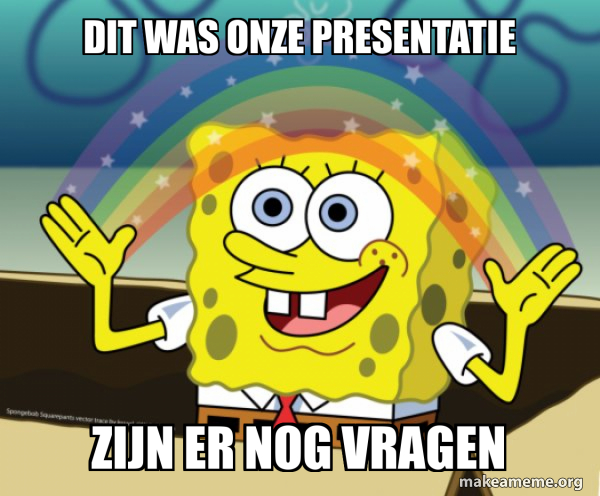 dit was onze presentatie zijn er nog vragen - Rainbow SpongeBob Meme - Dit Was Mijn Presentatie Zijn Er Nog Vragen
