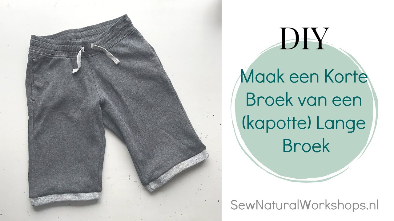 DIY - Maak een Korte Broek van je Lange Broek - YouTube - Korte Broek In Het Engels
