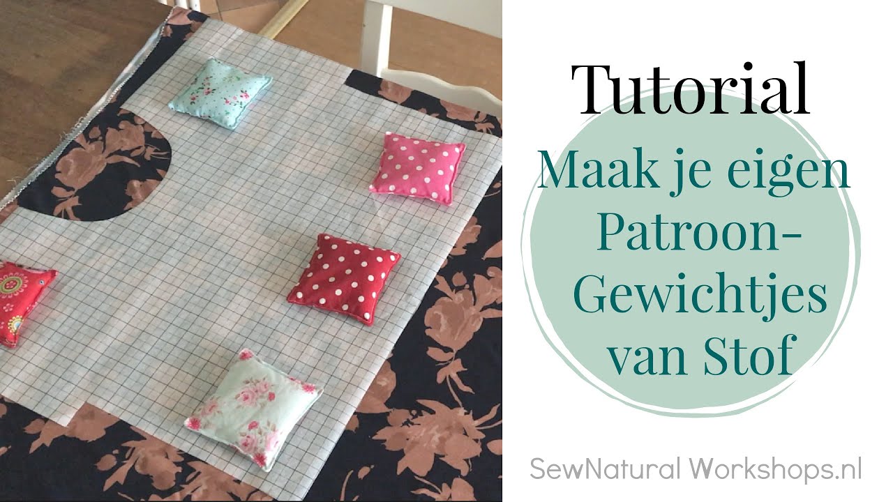 DIY - Maak PatroonGewichtjes van Restjes Stof - YouTube - Maak Van Acht Meter Japanse Stof Uw Nieuwe Pyjama