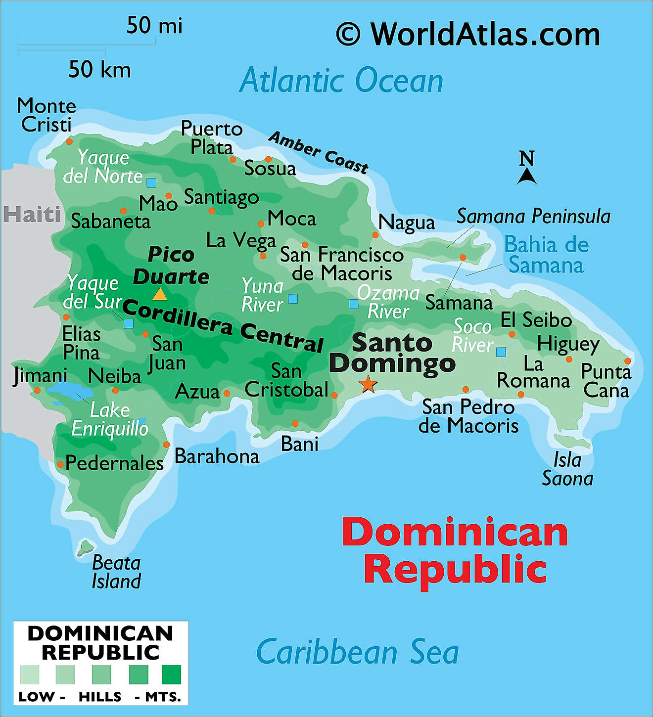 Dominican Republic Maps & Facts - World Atlas - Dominicaanse Republiek Op De Olympische Spelen
