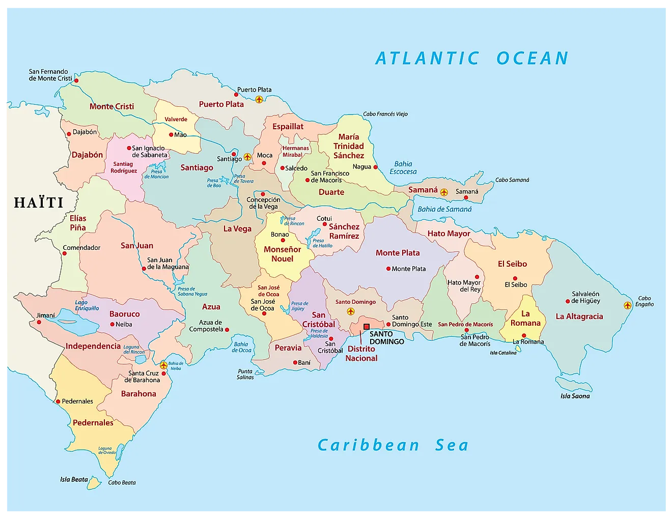 Dominican Republic Maps & Facts - World Atlas - Waar Ligt De Dominicaanse Republiek