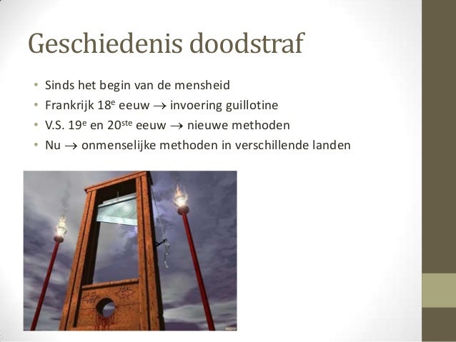 Doodstraf - Stemde Onlangs Voor Invoering Doodstraf Bij Terrorisme