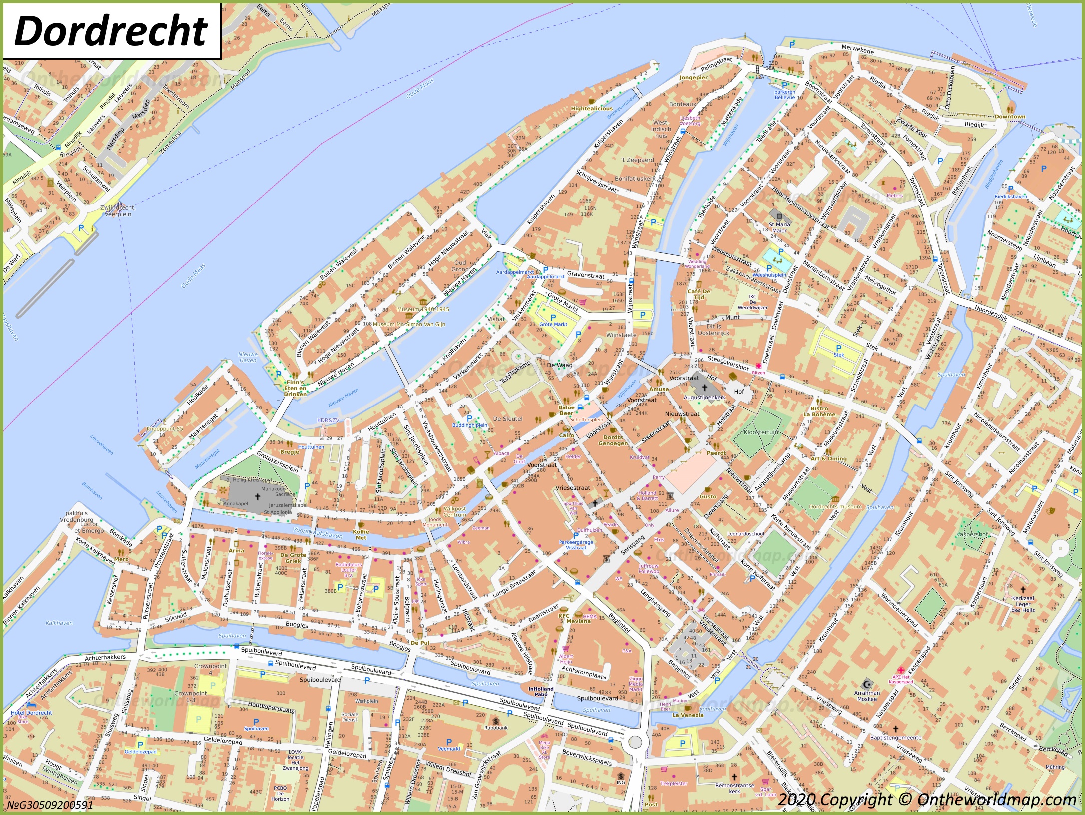 Dordrecht Map | Netherlands | Discover Dordrecht with Detailed Maps - Waar Ligt Dordrecht Op De Kaart