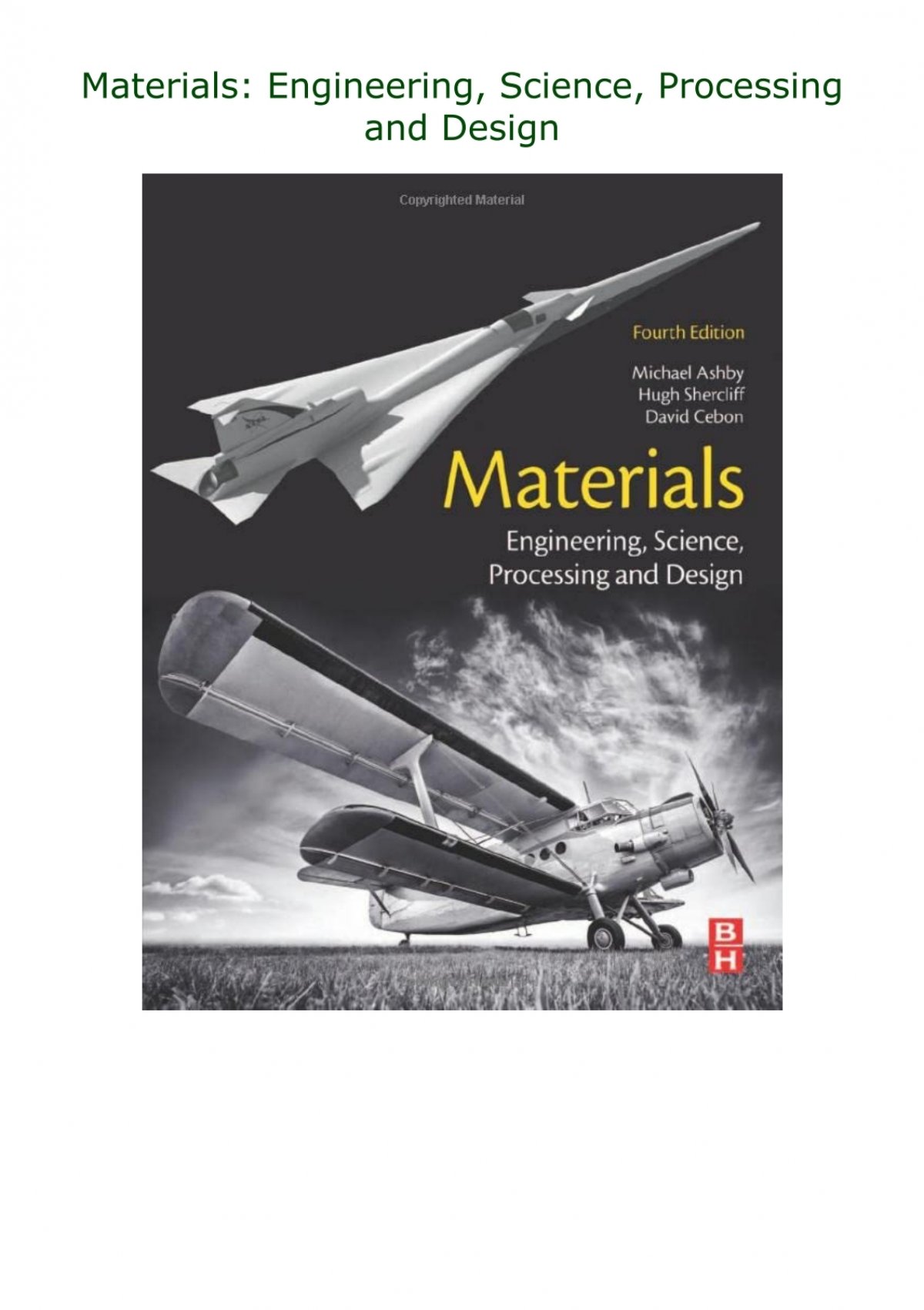 [DOWNLOAD]PDF Materials: Engineering, Science, Processing and Design - Materials Engineering Science Processing And Design