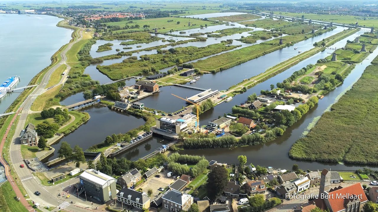 Drie Rivierenpunt Ridderkerk Krimpen a.d. LEK Kinderdijk drone 4K - YouTube - Veerdienst Kinderdijk / Krimpen Aan De Lek