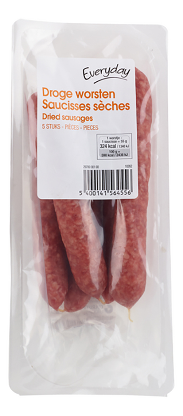 Droge worst 5st 275g - Solucious - Wanneer Is Droge Worst Over Datum