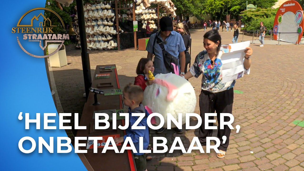 DROOM KOMT UIT: gezin gaat voor DE EERSTE KEER naar PRETPARK - Jaap En Jochem Steenrijk Straatarm