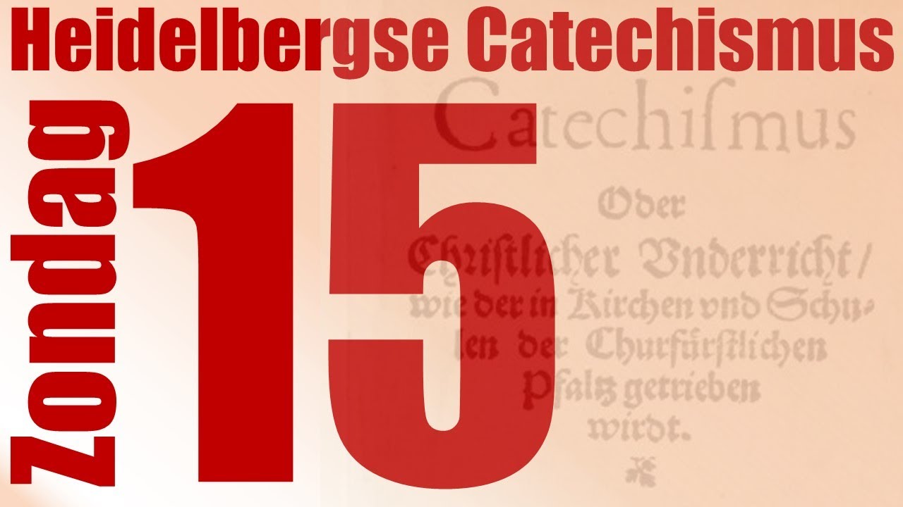 Ds. A. Baars | Heidelbergse Catechismus Zondag 15 | - YouTube - Heidelbergse Catechismus In Gewone Taal