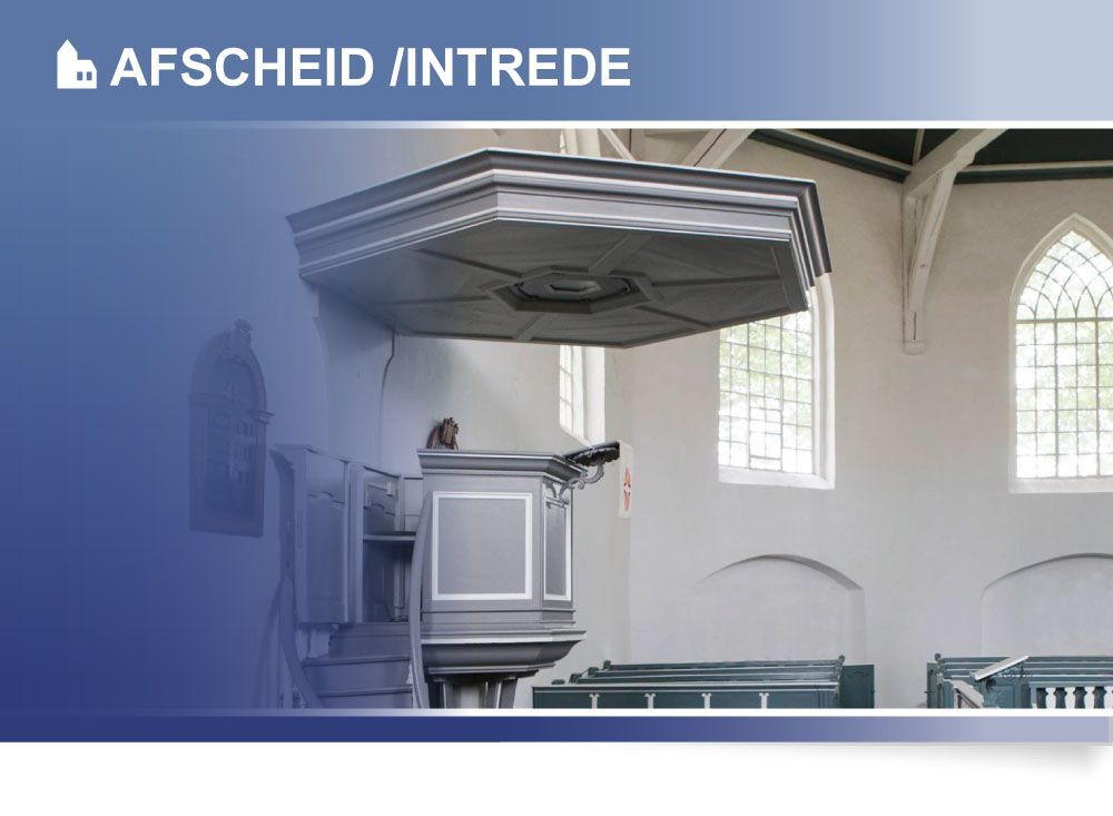 Ds. B. J. P. de Bruin doet intrede in Middelburg - Ds De Bruin Middelburg
