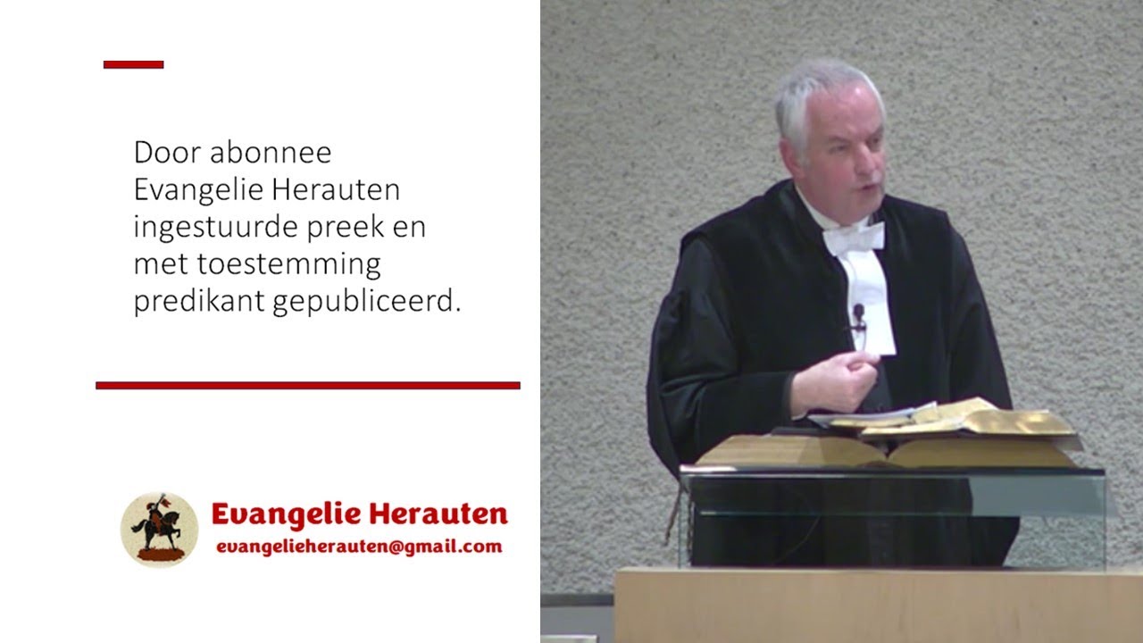 Ds. G. Herwig | Johannes 1: 18 | God laat Zich kennen | - YouTube - Ds Herwig Hoge Hexel