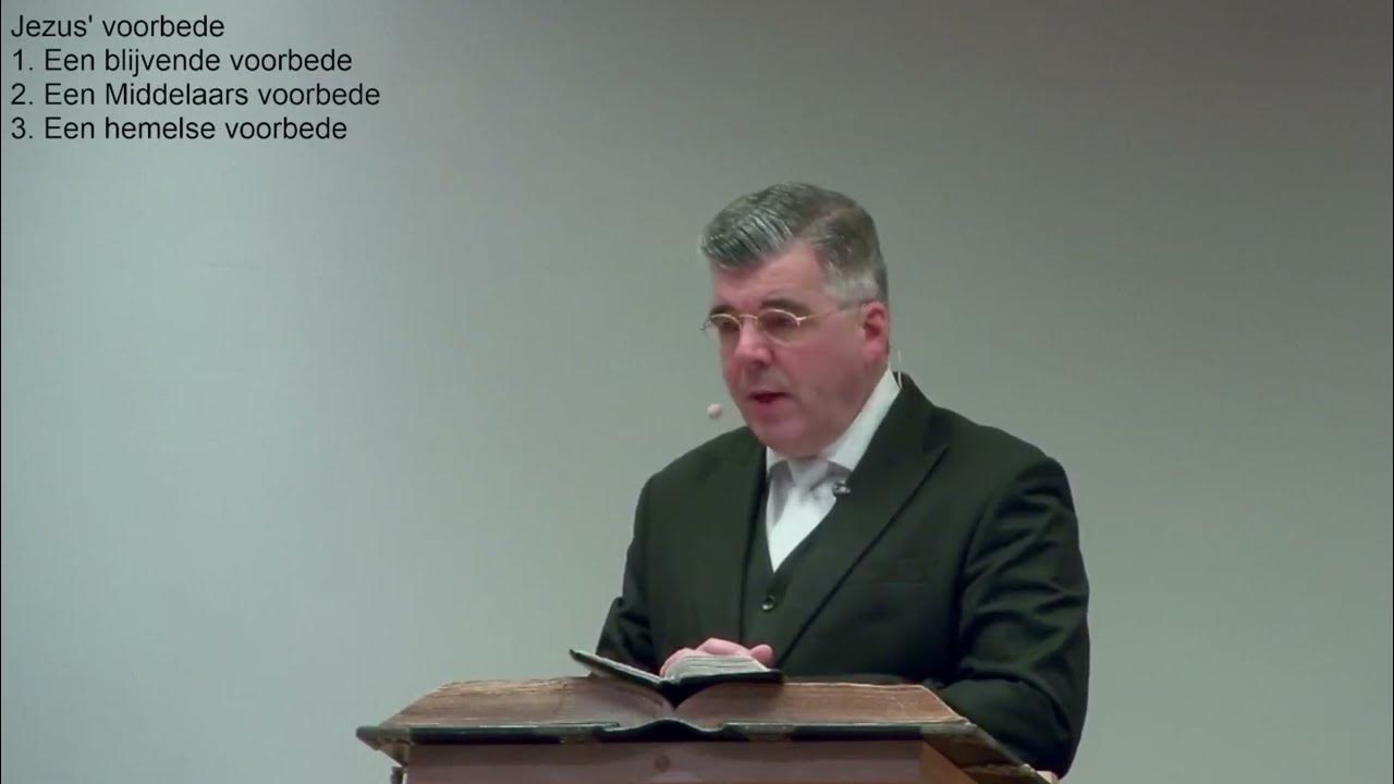Ds. G.J. Baan | Romeinen 8:34c | Die ook voor ons bidt | Jezus - Ds Van Dieren Preken