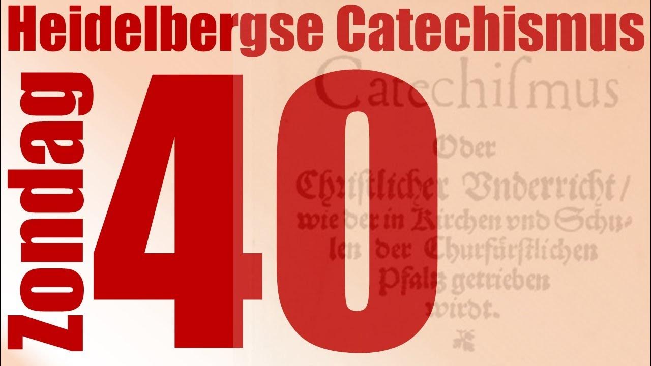 Ds. J.M.J. Kieviet | Heidelbergse Catechismus Zondag 40 | Het zesde - Wat Is Het Zesde Gebod