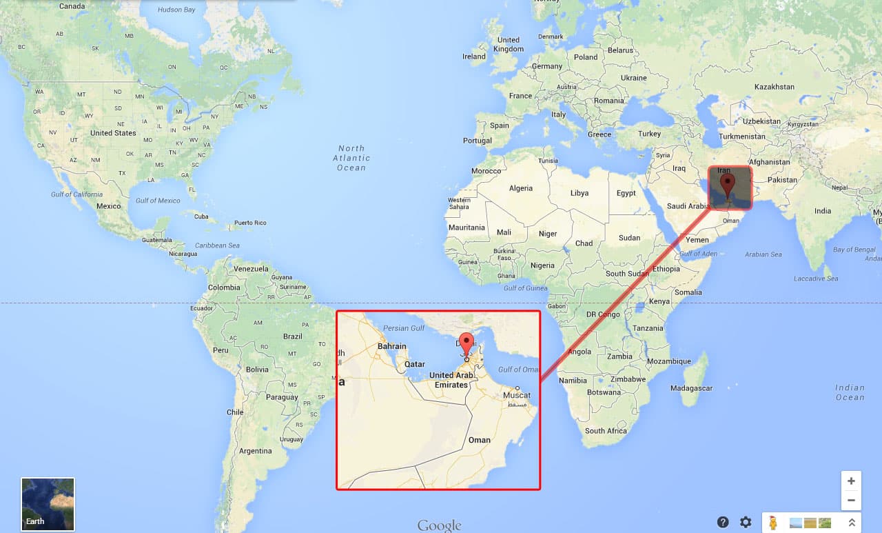 Dubai Map Country - Waar Ligt Dubai Op De Wereldkaart