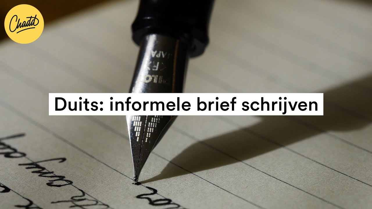 Duits informele brief schrijven - Mr. Chadd Academy - YouTube - Hoe Begin Je Een Brief In Het Duits