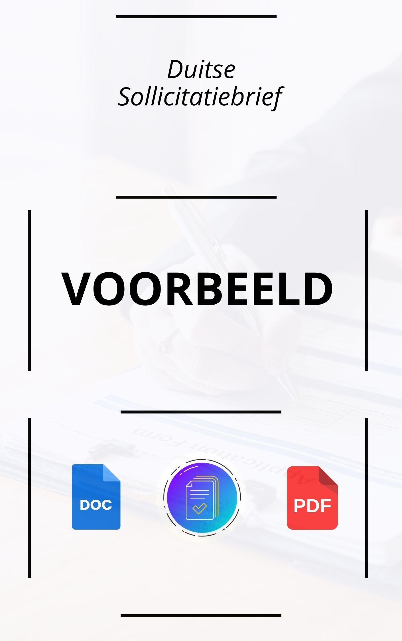 Duitse Sollicitatiebrief Voorbeeld - Aansprakelijk Stellen Voor Schade Voorbeeldbrief